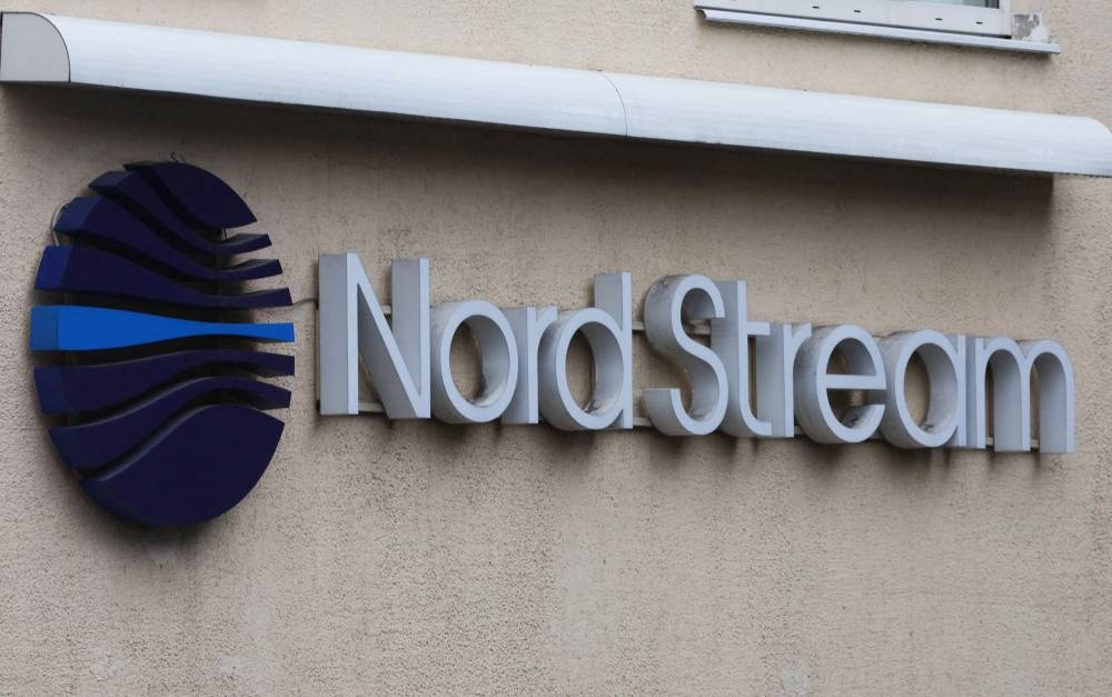 The logo of Nord Stream AG is seen at an office building in the town of Vyborg, Leningrad Region, Russia August 22, 2022. — Reuters pic