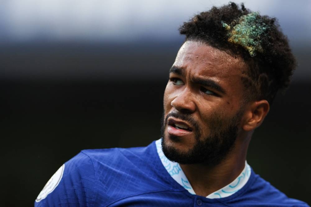 Chelsea defender Reece James reacts during the English Premier League match between Chelsea and West Ham United at Stamford Bridge in London, September 3, 2022. — AFP pic 