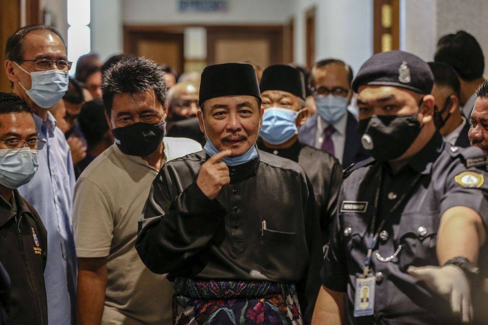 The Sabah chief minister said GRS was ready to accept local parties because nothing good would come from political conflicts and could even hamper the development of the state. — Picture by Firdaus Latif