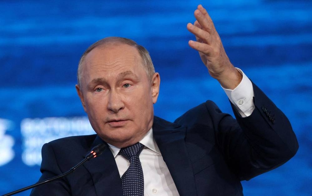 Russian President Vladimir Putin attends the plenary session of the 2022 Eastern Economic Forum (EEF) in Vladivostok, Russia September 7, 2022. — Sputnik/Sergey Bobylev/Pool pic via Reuters