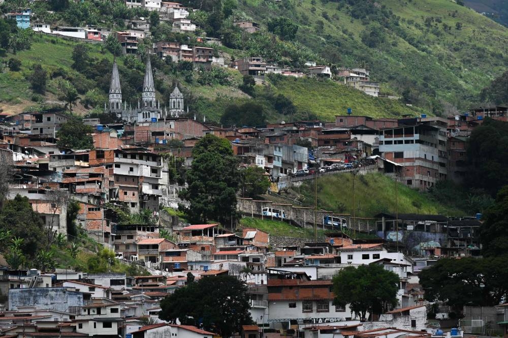 General view of La Grita town, Tachira state, Venezuela, on September 9, 2022. ― AFP pic