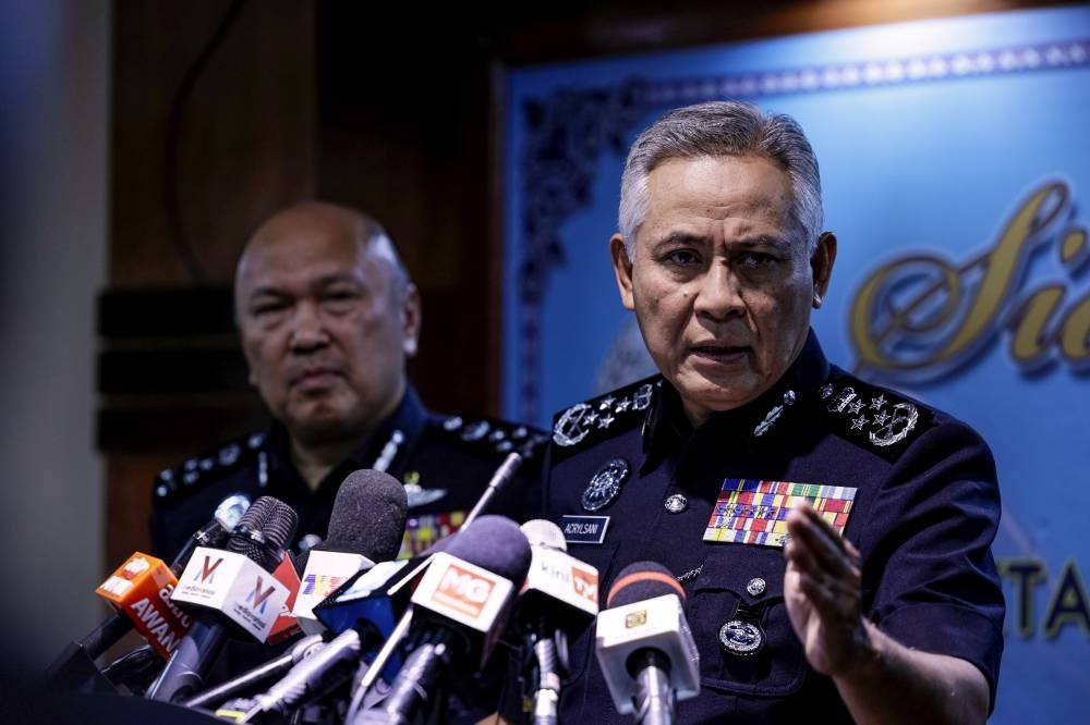 Inspector-General of Police Tan Sri Acryl Sani Abdullah Sani said the documents and statements would need to undergo the Mutual Legal Assistance (MLA) process by the Attorney General’s Chambers (AGC) to ensure that they could be accepted in Malaysian courts. — Bernama pic   