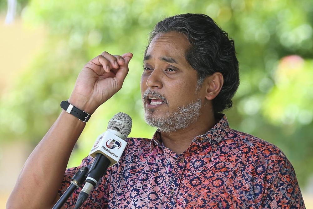 Health Minister Khairy Jamaluddin today stressed that he is still an Umno member and will remain with the party forever no matter what. — Picture by Yusof Mat Isa