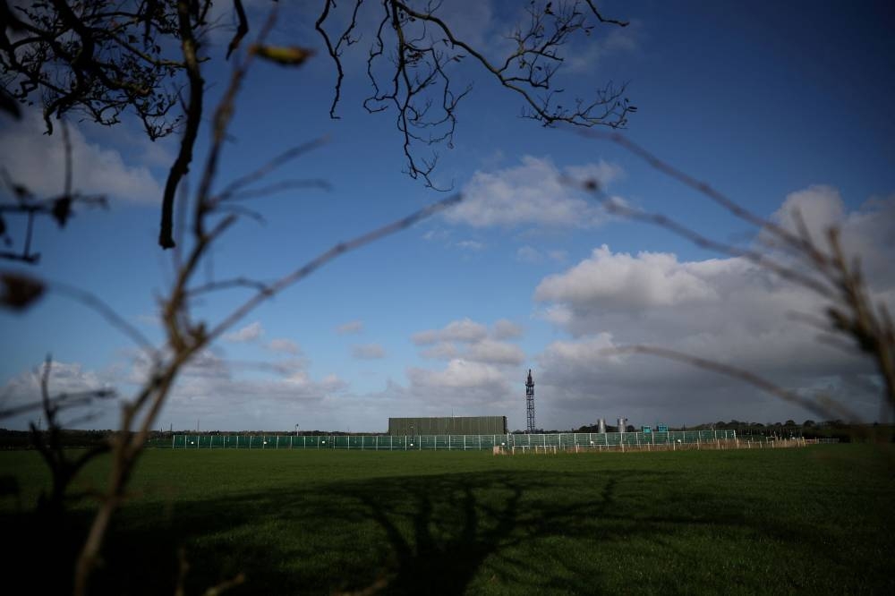 Cuadrilla's Preston Road fracking site is seen near Blackpool October 22, 2018. — Reuters pic