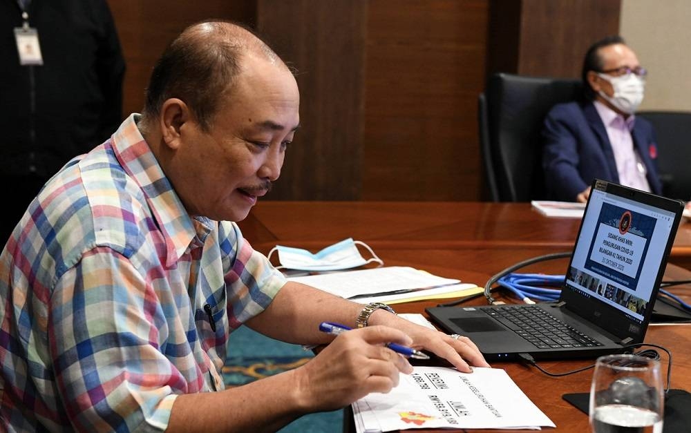 Sabah Chief Minister Datuk Seri Hajiji Noor said the proposal to limit the tenure of the chief minister position to 10 years will be brought to the next State Assembly sitting for tabling. — Bernama pic