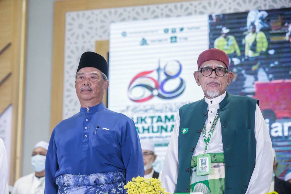 The Bersatu president said PAS president Tan Sri Abdul Hadi Awang was intent on harmony and insisted there was no chance of PAS leaving PN. — Picture by Sayuti Zainudin