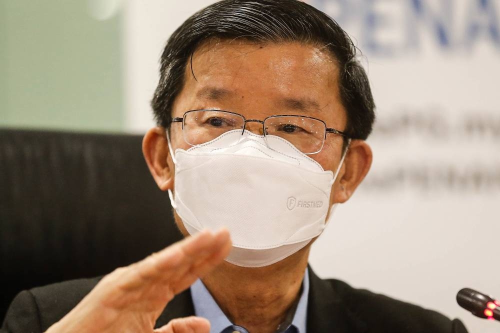 Penang Chief Minister Chow Kon Yeow speaks to the press during a press conference at Komtar on June 27, 2022. — Picture by Sayuti Zainudin