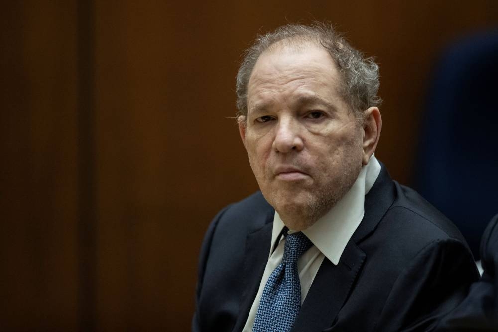 Former film producer Harvey Weinstein appears in court at the Clara Shortridge Foltz Criminal Justice Center in Los Angeles October 4, 2022. — Pool pic via Reuters