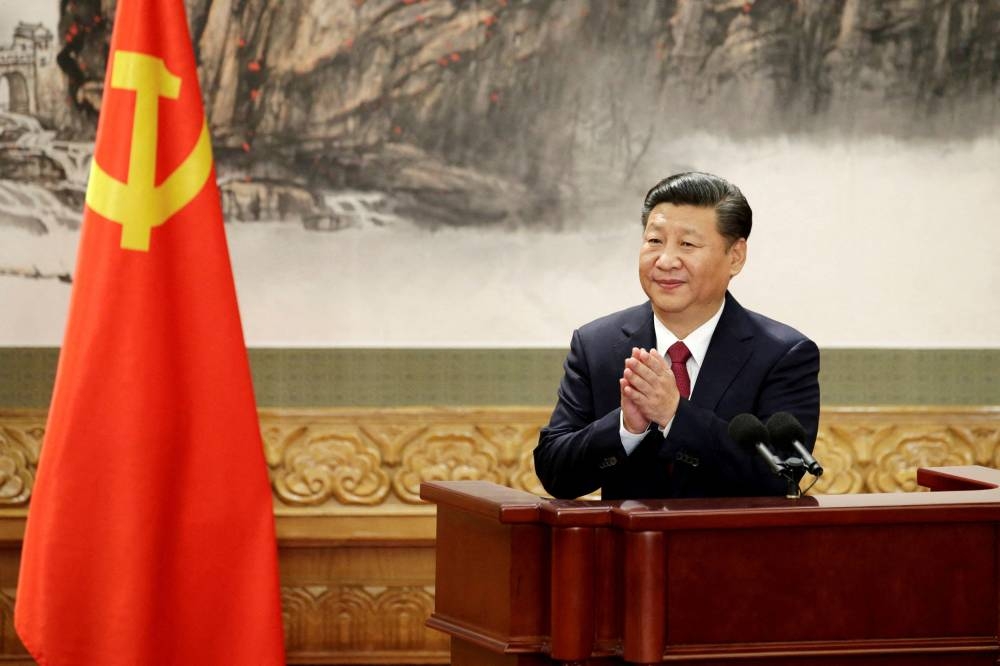 Chinese President Xi Jinping is poised to win a third term that solidifies his place as China's most powerful ruler since Mao Zedong. ― Reuters file pic