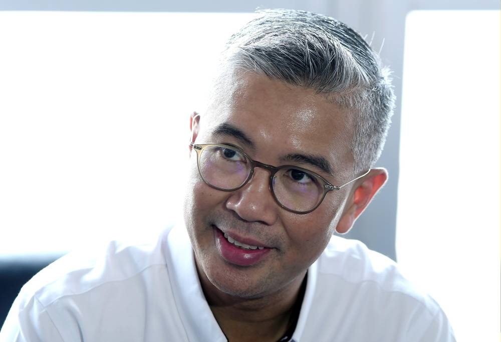 Caretaker Finance Minister Datuk Seri Tengku Zafrul Abdul Aziz during a press conference after the opening ceremony of the Selangor State Malaysian Entrepreneurs and Family Cooperative Carnival at Dataran Eco Grandeur Puncak Alam, October 20, 2022. — Bernama pic 