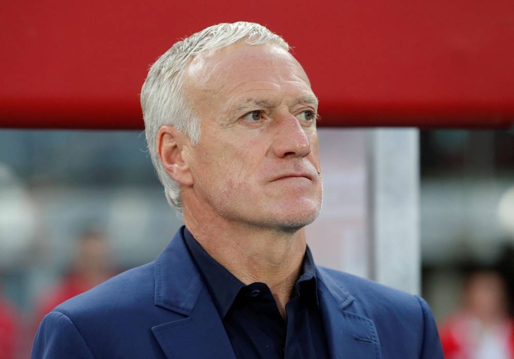 France coach Didier Deschamps before the match against Austria at the Ernst Happel Stadium, Vienna June 10, 2022. — Reuters pic