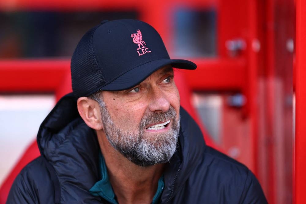 Liverpool manager Juergen Klopp before the match against Nottingham Forest in Nottingham, October 22, 2022.. — AFP pic