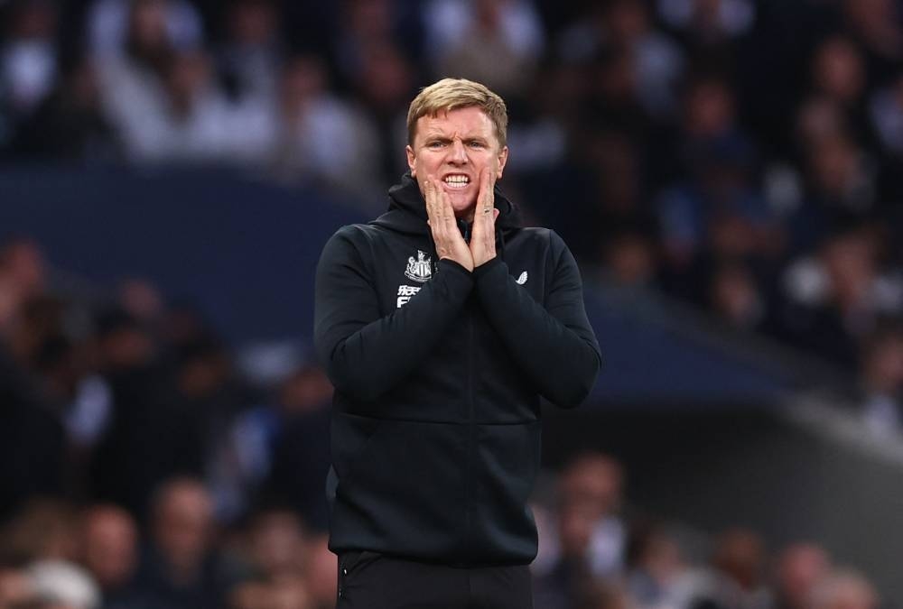 Newcastle United manager Eddie Howe. — Reuters pic