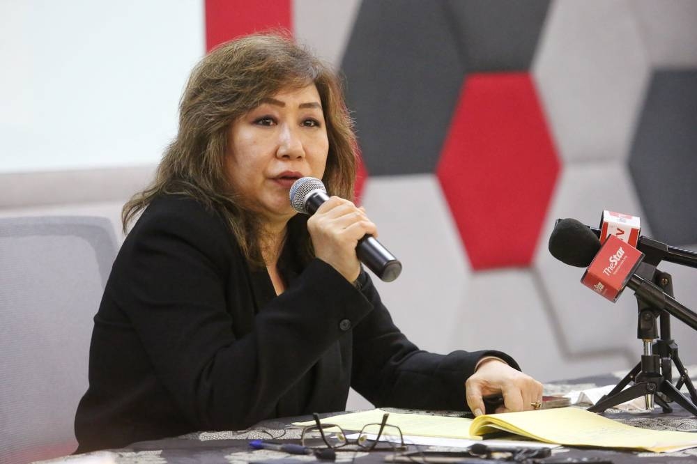 Bar president Karen Cheah said that the declassification of the report was ‘untimely,’ given the dissolution of Parliament on October 7 and the pending 15th general elections slated for November 19. — Picture by Choo Choy May.