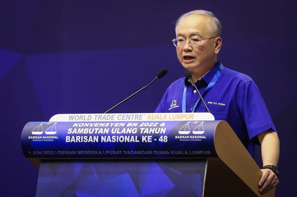 MCA president Datuk Seri Wee Ka Siong said the consensus was reached with Barisan Nasional (BN) chairman Datuk Seri Ahmad Zahid Hamidi yesterday. —  Picture by Yusof Mat Isa