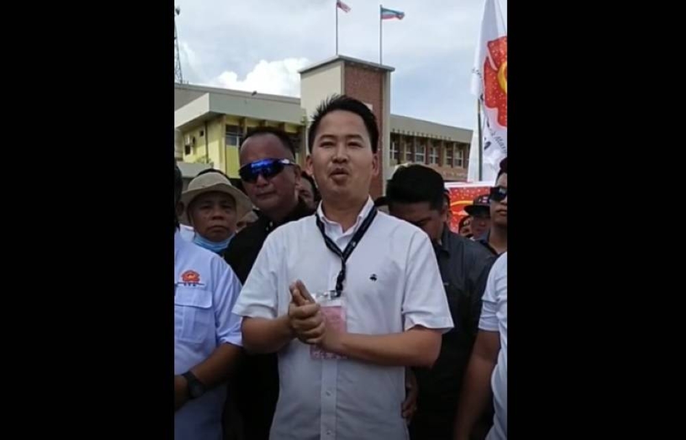 Parti Kesejahteraan Demokratik Masyarakat (PKDM) president Datuk Peter Anthony was detained by police who are investigating the riot in Tenom during candidate nominations yesterday.