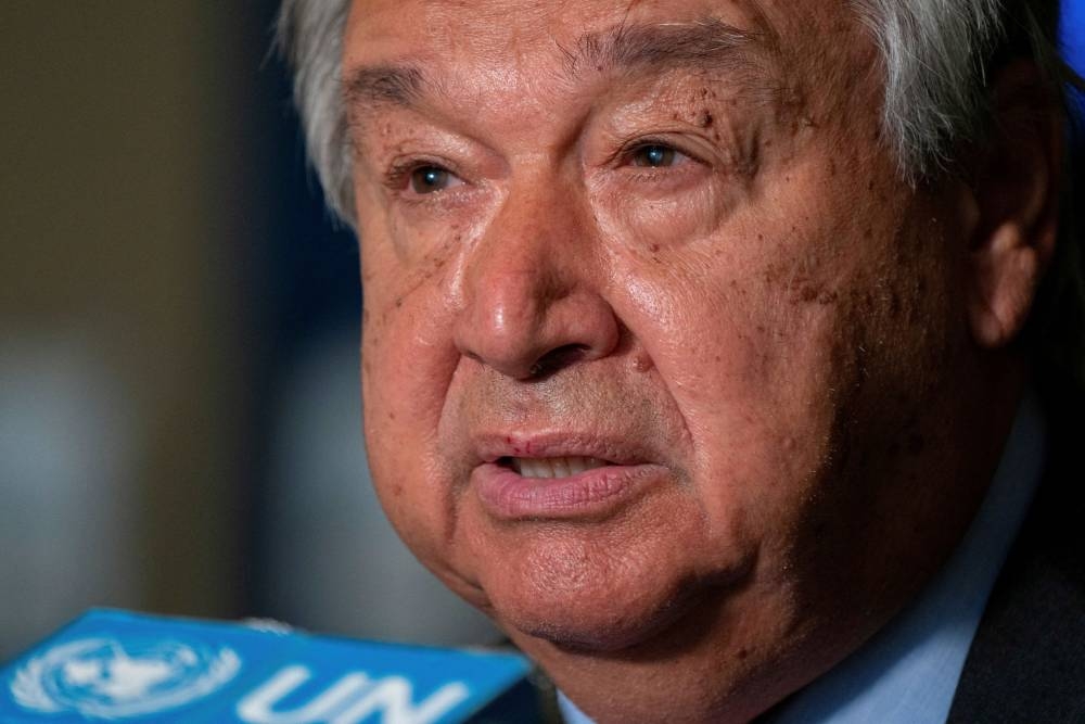 United Nations Secretary-General Antonio Guterres said humanity had only two choices: 