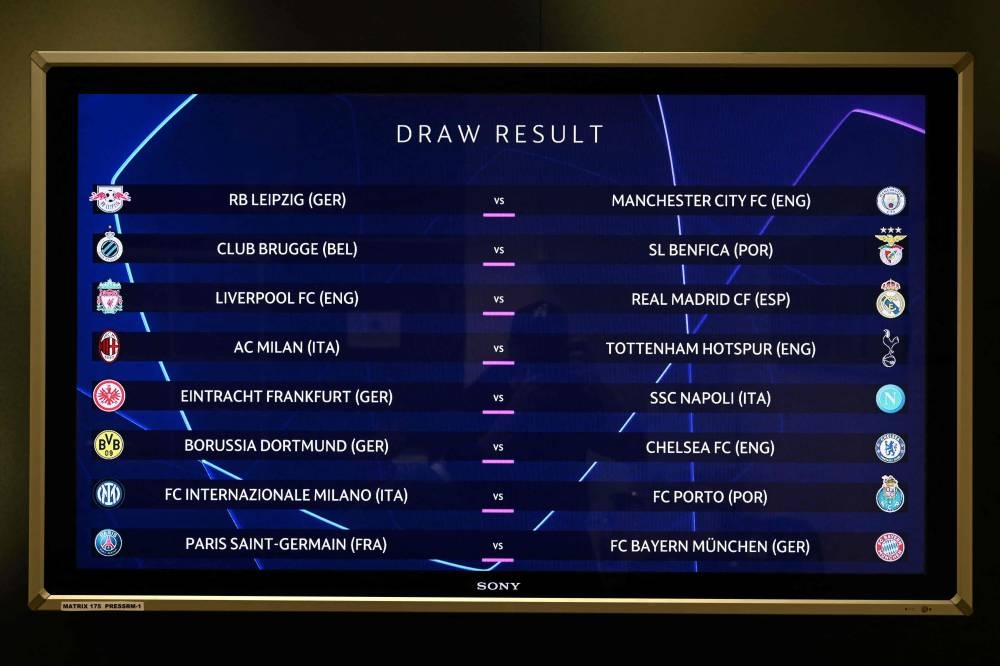 Champions League 2022-23 knockout stage: Liverpool-Real Madrid, PSG-Bayern  headline round of 16 matchups - DraftKings Network