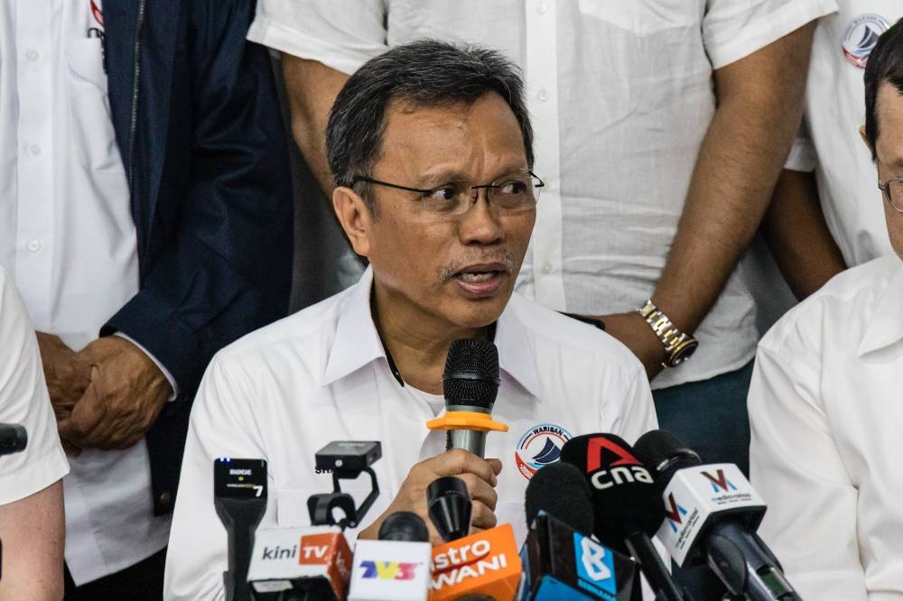 Parti Warisan president Datuk Seri Mohd Shafie Apdal reiterated that it was not just a pipe dream and could work, but Sarawak was not convinced that it should work with Sabah as its people were not united in their vision. — Picture by Firdaus Latif