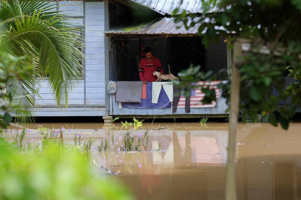 A resident’s house in Kampung Sri Gambut in Pontian November 14, 2022. — Bernama pic