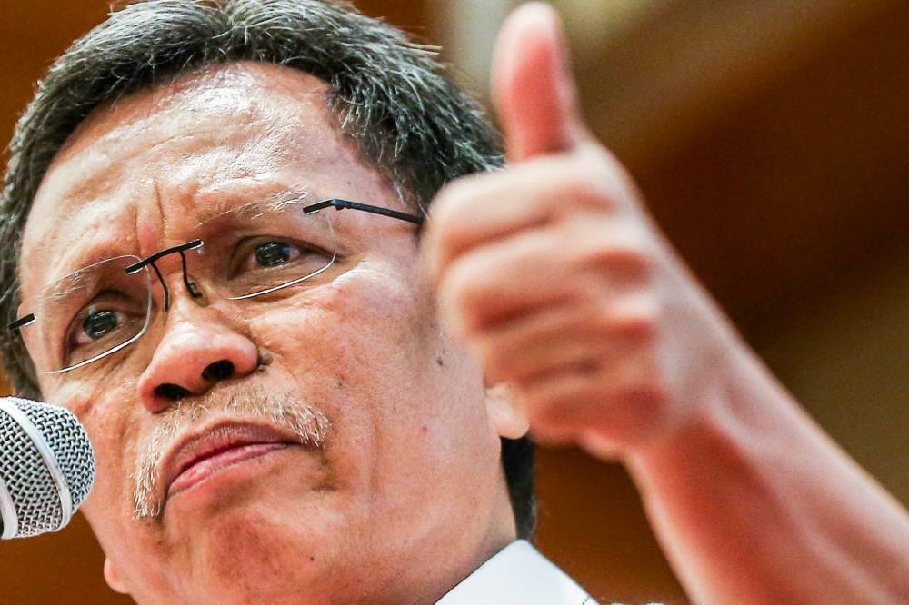 Datuk Seri Mohd Shafie Apdal said Warisan would respect whatever results from the general election. — Picture by Hari Anggara