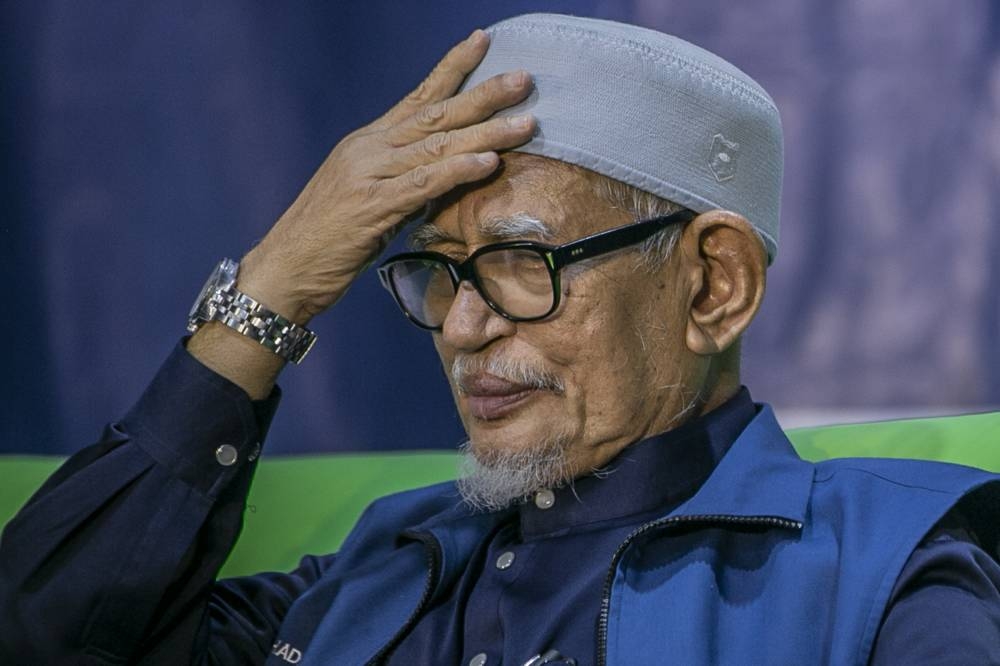 Tan Sri Abdul Hadi Awang called on all quarters to uphold the sanctity of the constitution, respect the integrity of the laws and avoid any form of provocation which can undermine the country’s harmony. — Picture by Hari Anggara