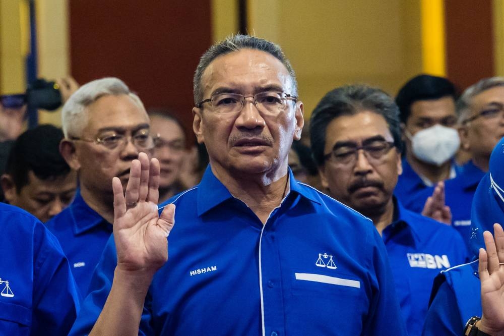 Hishammuddin is currently leading a BN movement that is pushing the coalition be a credible Opposition front. — Picture by Firdaus Latif