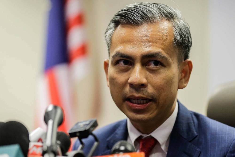 Digital Communications Minister Fahmi Fadzil speaks to the media in his first press conference as minister, Putrajaya, December 5, 2022. — Picture by Sayuti Zainudin