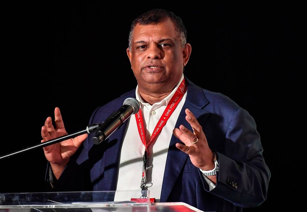 Capital A Bhd Chief Executive Officer Tan Sri Tony Fernandes speaks during the launching of the AirAsia SUPER Plus Unlimited subscription package in Kuala Lumpur December 5, 2022. — Bernama pic