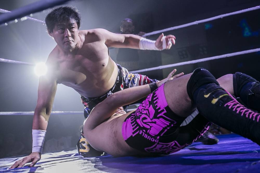 Former WWE Cruiserweight champion Tajiri admits that he owes it all to wrestling which has helped him build his fanbase. — Picture by Hari Anggara.