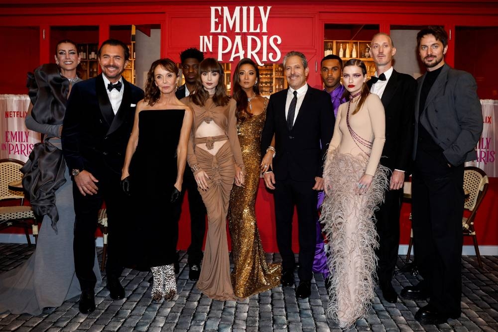 Netflix hit 'Emily in Paris' draws cast to French capital for global  premiere