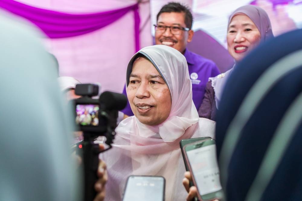 Zuraida, the former plantation industries and commodities minister, failed to defend her Ampang seat under PBM for GE15. — Picture by Firdaus Latif