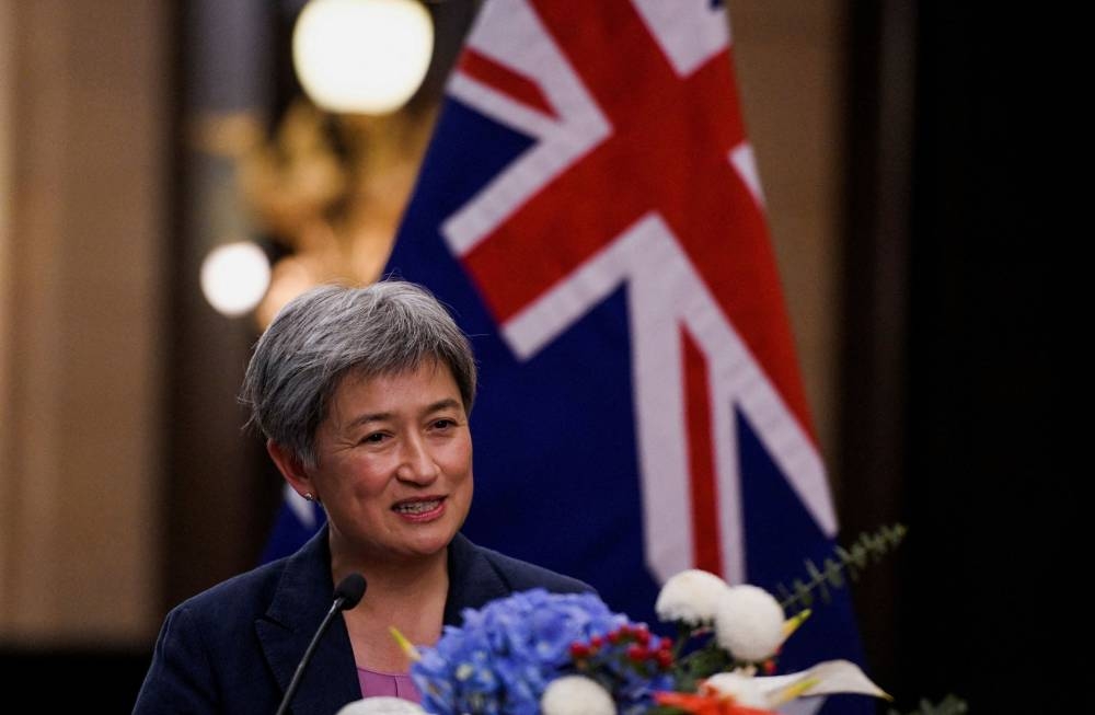 Australia's Foreign Minister Penny Wong (pic) will meet Chinese Foreign Minister Wang Yi and hold the sixth Australia — China Foreign and Strategic Dialogue, coinciding with the 50th anniversary of diplomatic relations between the two countries on Wednesday. ― Reuters pic