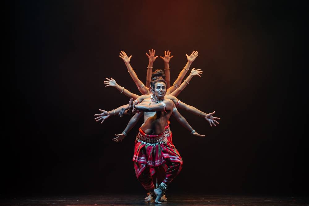 A performance by Sutra Foundation, fresh from their return from Konark Dance Festival in India where their performance received rave reviews. — Picture courtesy of Rentak Bumi 2.0