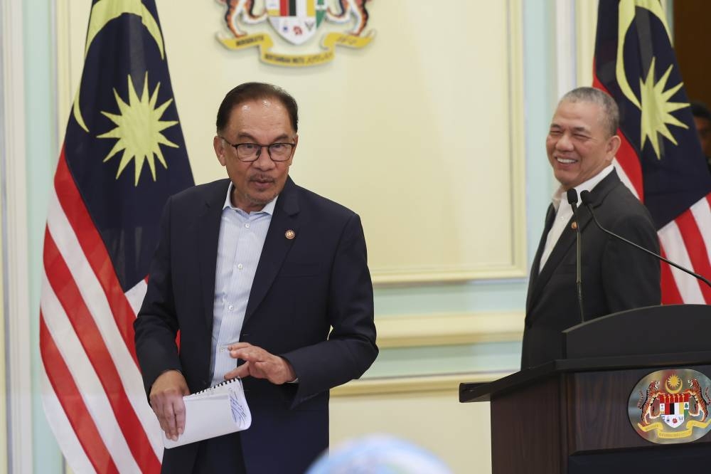 Prime Minister Datuk Seri Anwar Ibrahim said the matter was agreed upon as part of the federal government’s effort to honour the Malaysia Agreement 1963 (MA63). — Bernama pic 