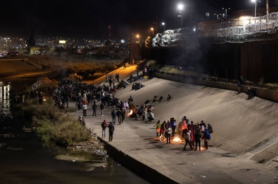 'We're waiting': Migrants throng US-Mexico border in asylum limbo ...