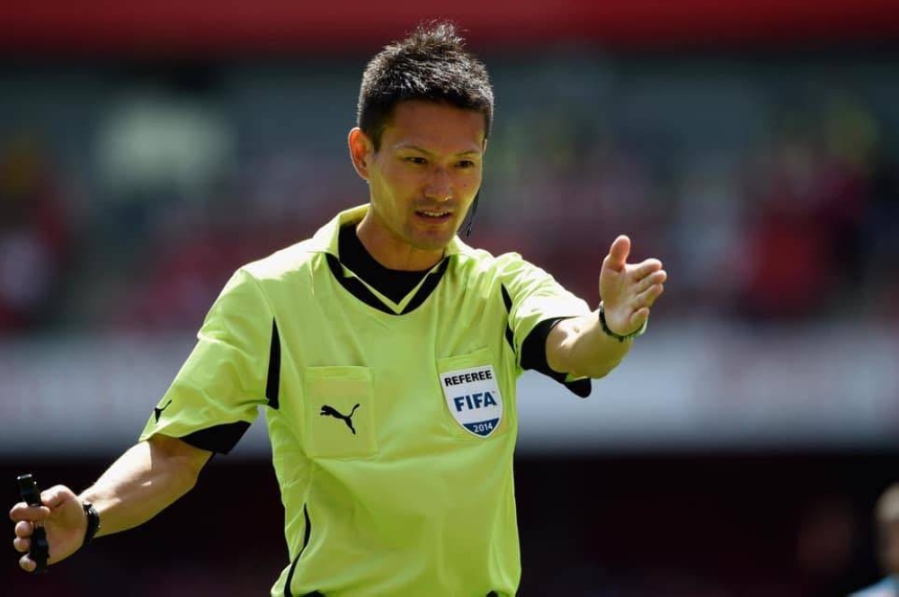 Social media users are venting their frustrations against Japanese referee Ryuji Sato following a match between Malaysia and Vietnam. — Picture via Facebook/ Ryuji Sato