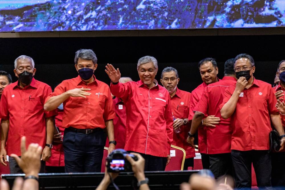 Umno president Datuk Seri Ahmad Zahid Hamidi has already been criticised for the party’s dismal performance in the November general election. Picture by Firdaus Latif