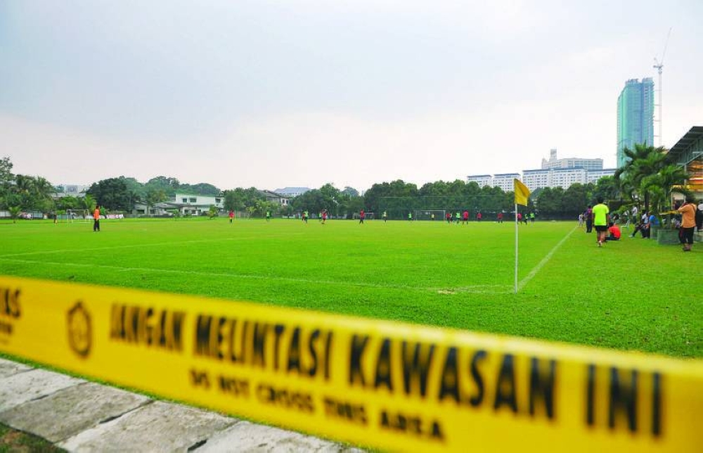 The Ulu Klang Recreation Club says it hopes football players would be drawn back to play on its pitch.  — Picture by Yusof Mat Isa