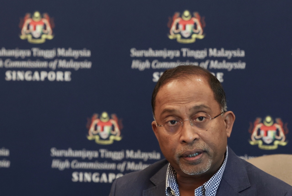 Foreign Minister Datuk Seri Dr Zambry Abd Kadir during a press conference, January 29, 2023, Singapore, in conjunction with Prime Minister Datuk Seri Anwar Ibrahim's official visit to Singapore tomorrow. — Bernama pic