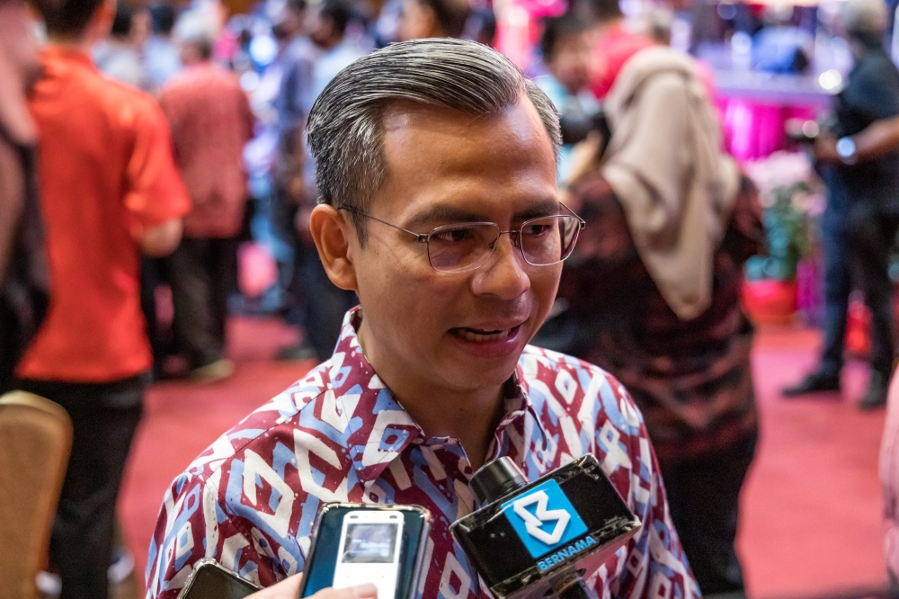 Communications and Digital Minister Fahmi Fadzil attends MCA Chinese New Year celebration at Wisma MCA in Kuala Lumpur January 22, 2023. — Picture by Firdaus Latif