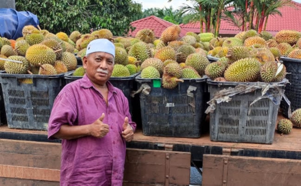 Md Yasin Arsad is the atok (grandpa) behind Durians Atok. — Picture courtesy of Khairul Fahmy Md Yasin