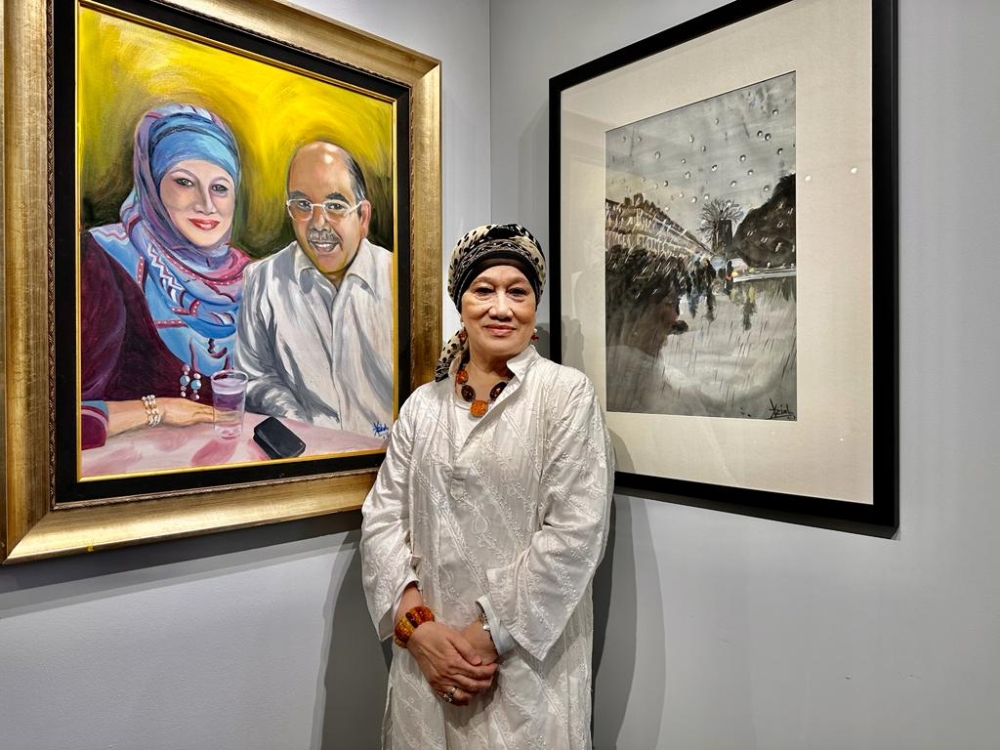 Better late than never: At 71, Malaysian artist Sharifah Aziah Ben ...