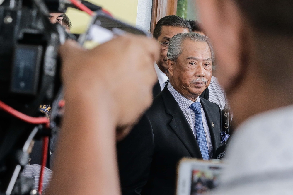 Former prime minister Tan Sri Muhyiddin Yassin suggested that the government allocate at least RM300,000 to all members of parliament, including those from the opposition, to enable them to channel immediate aid to flood victims in their respective areas. — Picture by Sayuti Zainudin