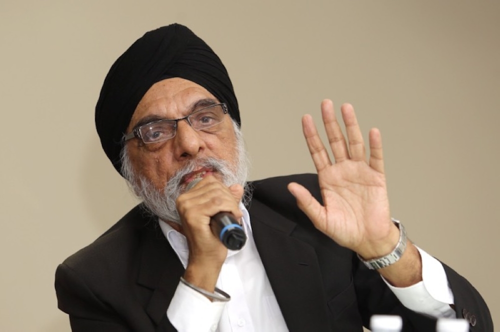 The Malaysian Consultative Council of Buddhism, Christianity, Hinduism, Sikhism and Taoism (MCCBCHST) president Jagir Singh is seen in Kuala Lumpur in this file picture taken on March 10, 2017. — Picture by Choo Choy May