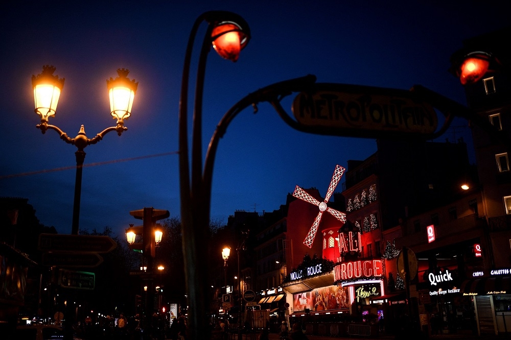 Paris’s Moulin Rouge cabaret was founded in 1889. — AFP pic