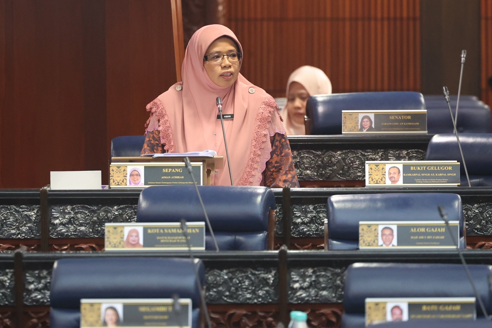 Deputy Minister of Women, Family and Community Development, Aiman Athirah Sabu, said that the committee will propose suitable programmes to be presented to the Cabinet in the near future. — Bernama file pic