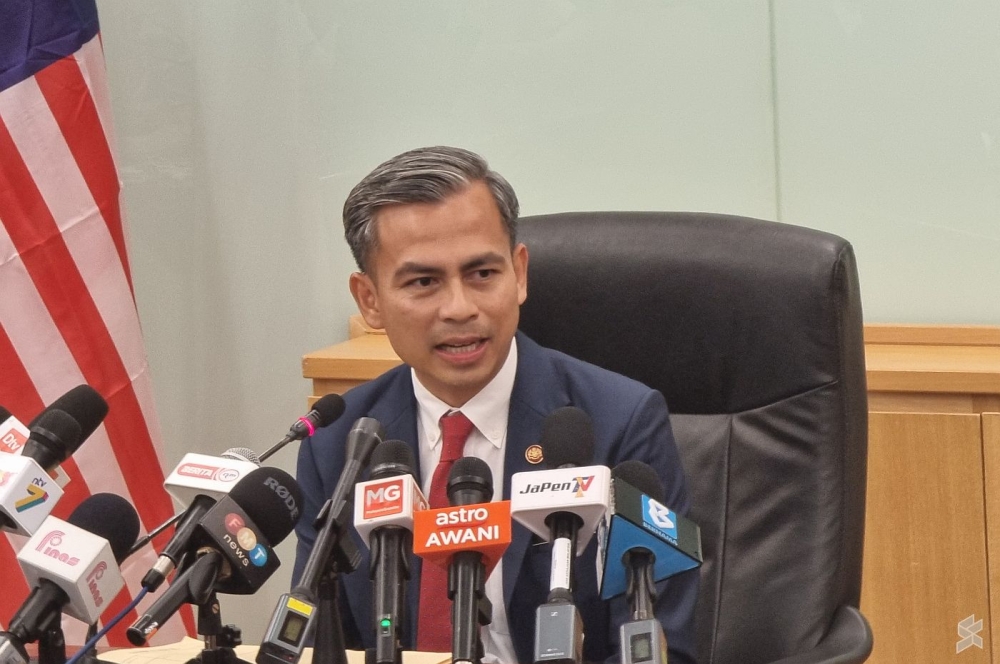 Communications and Digital Minister Fahmi Fadzil said the government is committed to continuously improving the quality of internet services. — Picture by Soya Cincau