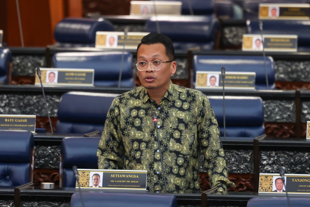 Natural Resources, Environment and Climate Change Minister Nik Nazmi Nik Ahmad said Malay reserve land in the country is not shrinking and had even seen an increase of 0.63 per cent last year compared to 2021. — Bernama pic