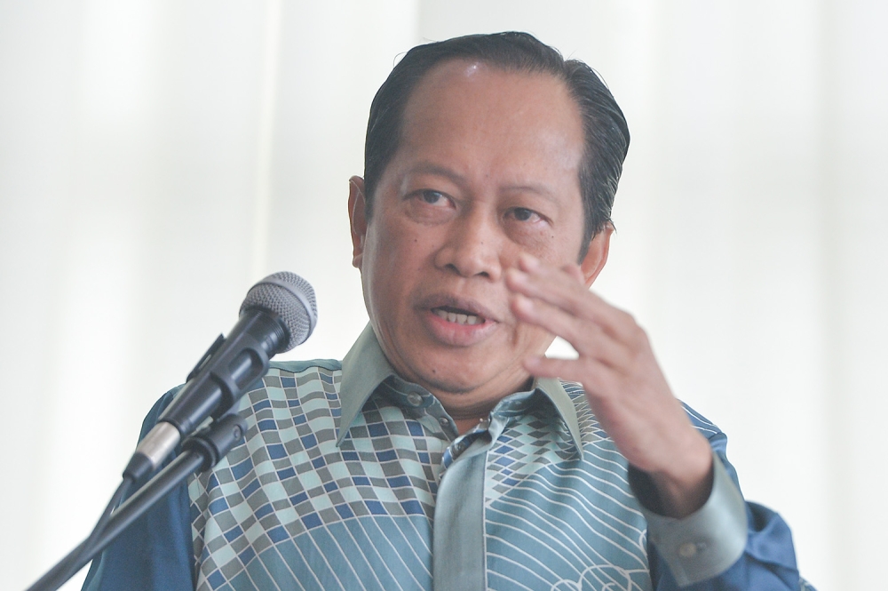 Deputy Finance Minister Datuk Seri Ahmad Maslan says the supplementary Budget worth RM60.17 billion is due to huge amounts of funds used for subsidies, among others the highest was for petroleum subsidies. ― Picture by Miera Zulyana